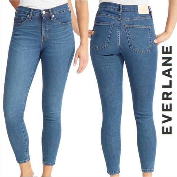 EVERLANE Mid Rise Mid Wash Skinny Jean 27 - Picture 8 of 8